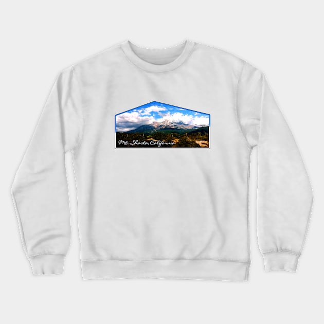 Summer On Mt. Shasta California Crewneck Sweatshirt by 2HivelysArt